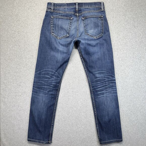 Rag & Bone Fit 2 Slim Leg Jeans Men’s 31 Standard Issue Wash M1223K510 - Picture 7 of 14